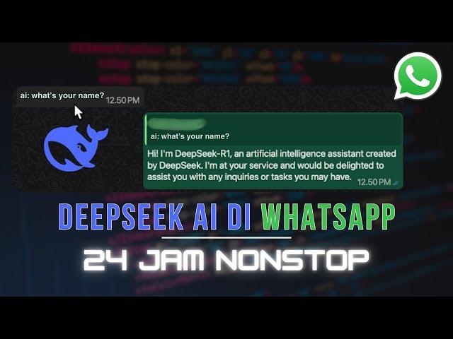 WHATSAPP BOT Integration Concept Using Deepseek AI