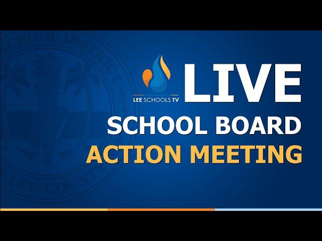 School Board Action Meeting: October 22, 2024