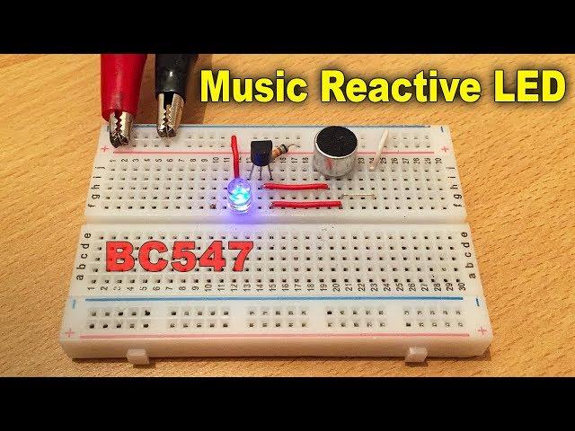 Music Reactive LED with BC547