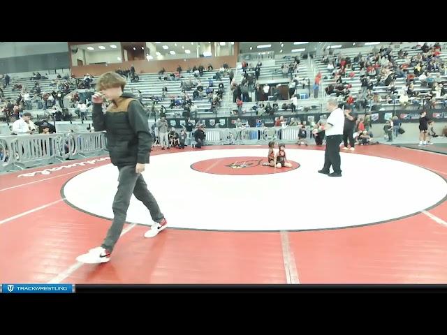 49 Lbs Quarterfinal - Xipilli Zuniga, Team Aggression Wrestling Club Vs Roman Carter, Mat Demon Wr