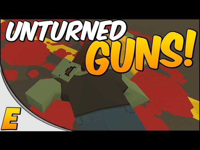 Unturned 3.0 Showcase  MORE GUNS! AA-12 Shotgun, L96 Sniper & More!