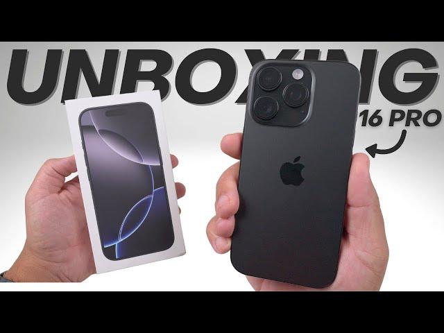 iPhone 16 Pro Unboxing & First Impressions