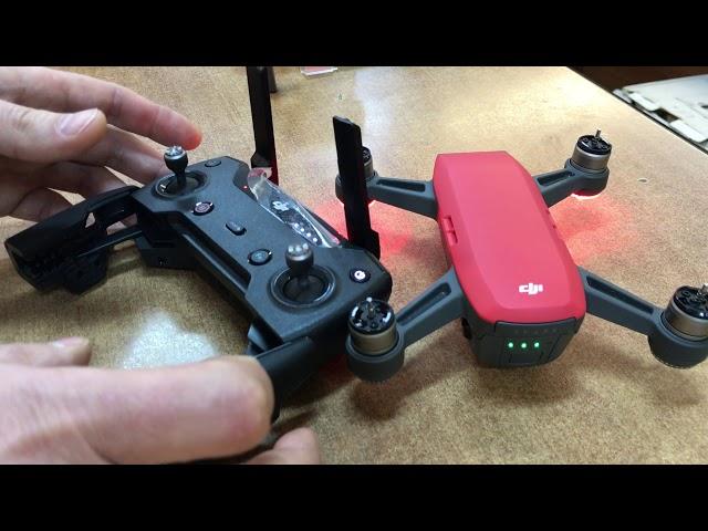 Как подключить пульт DJI Spark за 2минуты