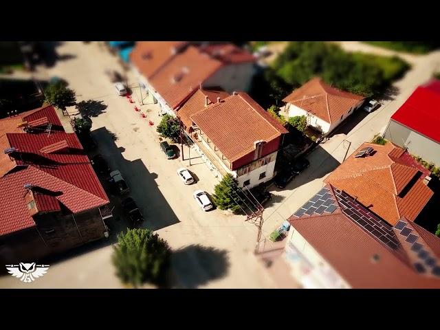 Miniature world - Tilt shift video of Kato Nevrokopi #tiltshift #miniature #drone #dronefootage #x8