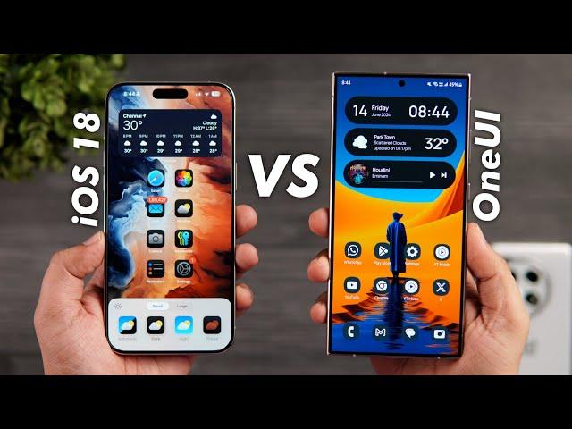 Samsung One UI 6.1 vs iOS 18 - Here's Why Samsung is Still Better!