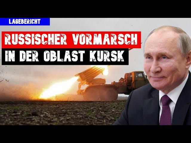 RUSSEN RÜCKEN IN KURSK AUF BREITER FRONT VOR! // Lagebericht KW10 2025