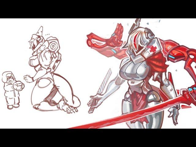 Robot Ranger Girl Rigala | OtsuMegaPlus Comic Dub