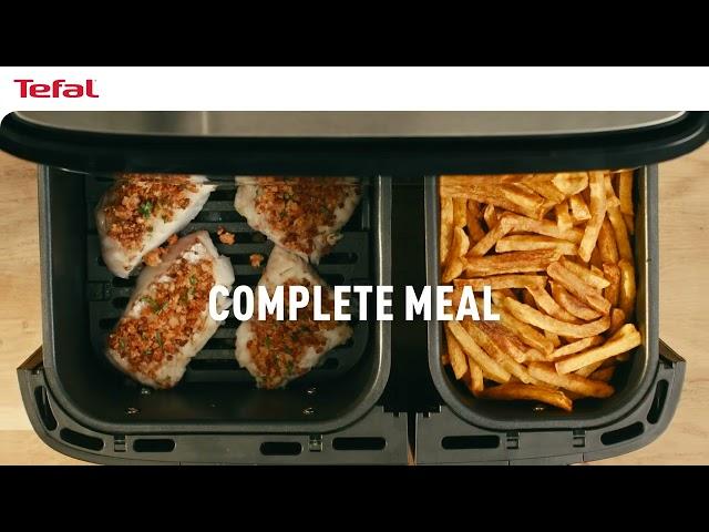 New - Tefal Dual Easy Fry & Grill Air Fryer EY905B