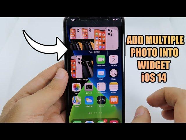 How to Add Multiple Photos into Widget - iOS 14 BEST FREE WIDGET