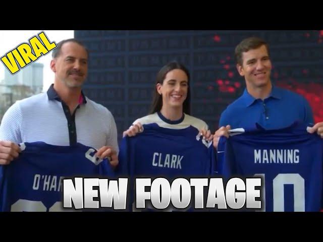 Caitlin Clark EPIC New FOOTAGE WITH Eli Manning Just Broke The INTERNET!