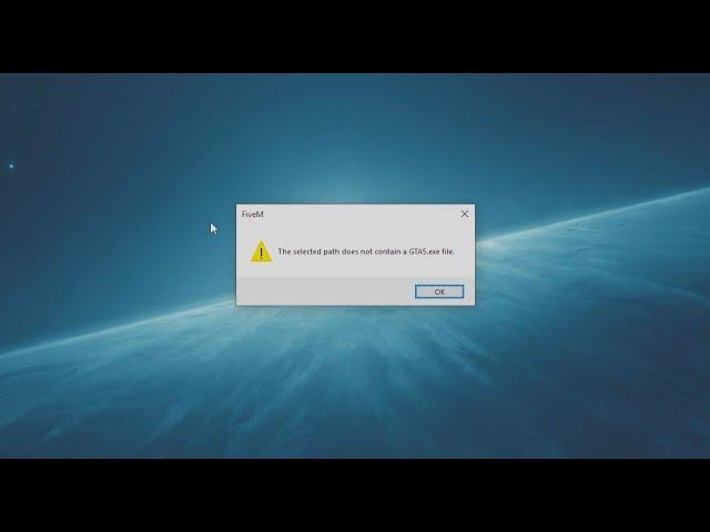 FiveM how to fix The selected path does not contain a GTA5.exe file. [2021]