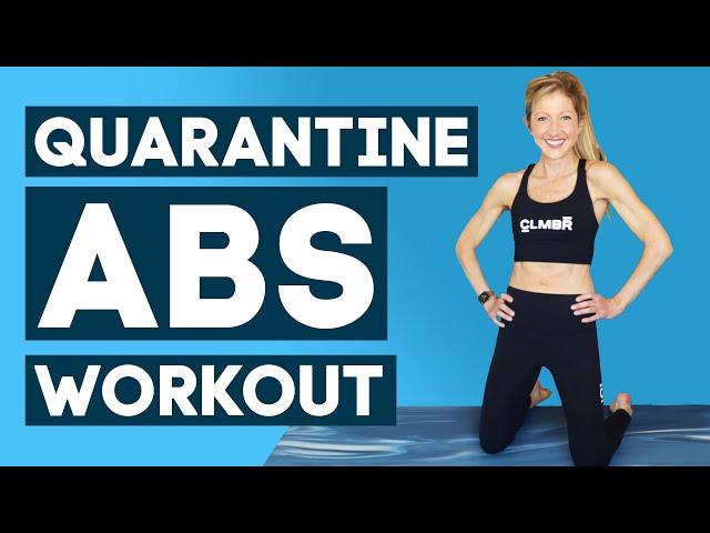 Quarantine Abs Workout - No Equipment (c!)