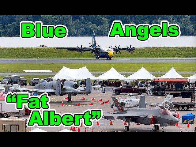 "Fat Albert" Demonstration U.S. Navy Blue Angels C-130 Air Dot Show Harrisburg International Airport