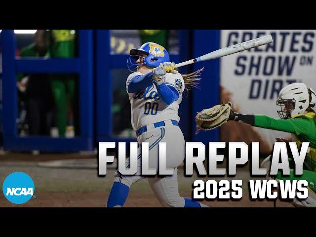 UCLA vs. Oregon: 2025 Women's College World Series | FULL REPLAY