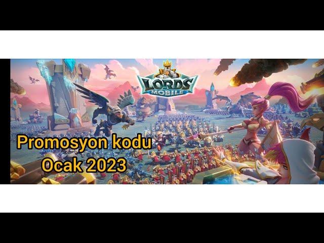 LORDS MOBILE PROMOSYON KODU OCAK 2023 #lm #lordsmobile