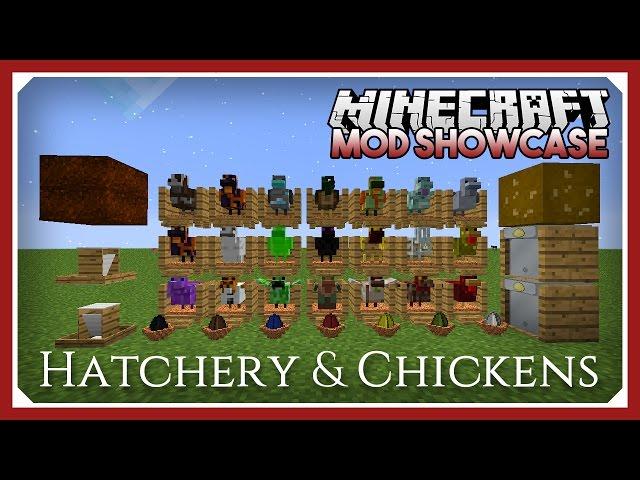 Minecraft Hatchery & Chickens Mod Showcase Tutorial