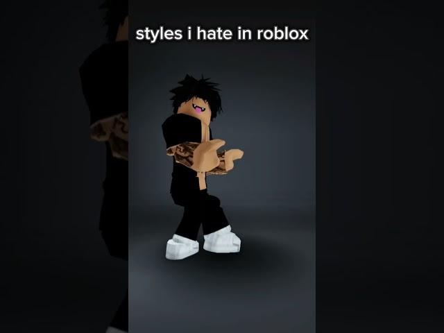 styles i hate in roblox #shorts #roblox #hate #bacons #bacon #r6 #baconhater #slender #slenders