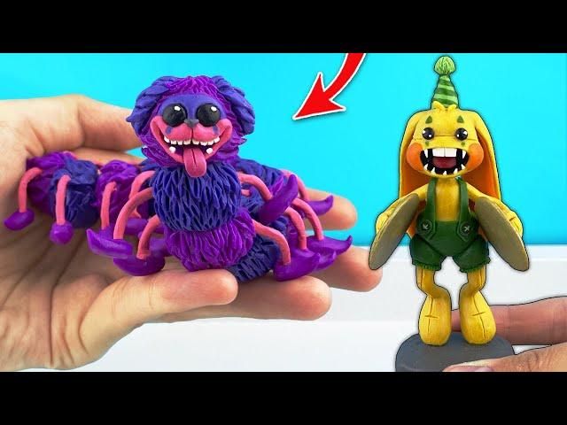 Bunzo Bunny and PJ Pug-A-Pillar on the game Poppy Playtime / New characters from plasticine