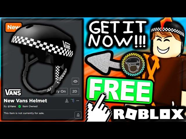 FREE ACCESSORY! HOW TO GET Vans Off The Wall Helmet! (ROBLOX VANS WORLD EVENT)