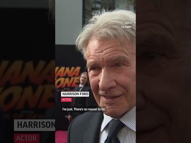 Harrison Ford makes it very clear that “Dial of Destiny” is his last Indiana Jones film. #shorts