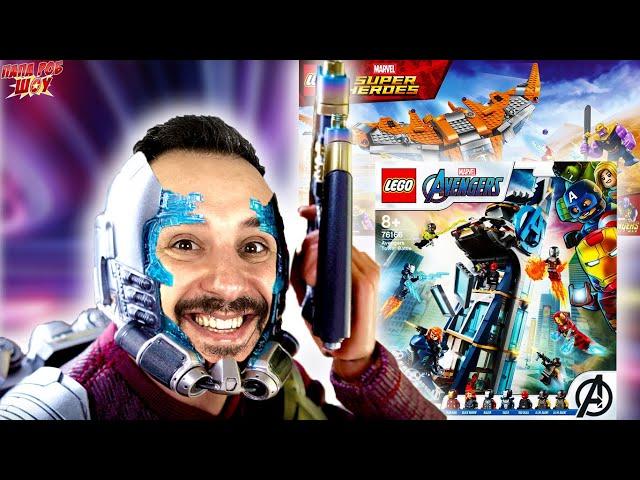 ПАПА РОБ И LEGO MARVEL: ТАНОС - ПОСЛЕДНЯЯ БИТВА И БАШНЯ МСТИТЕЛЕЙ! СУПЕРГЕРОИ ЛЕГО МАРВЕЛ!