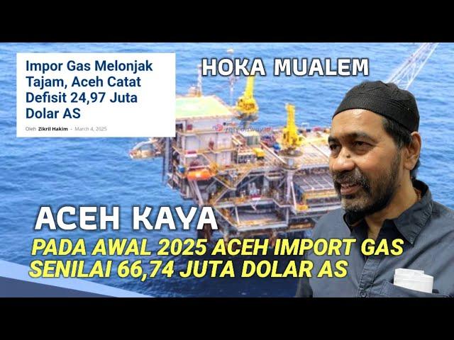 Aceh Kaya | Pada Awal 2025 Import Gas Aceh Senilai 66,74 Juta Dollar Amerika Serikat Hoka Pak Mualem