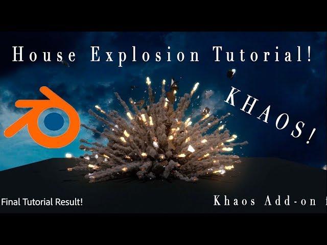 Building Explosion Tutorial: Blender 3d + Khaos Add-on $