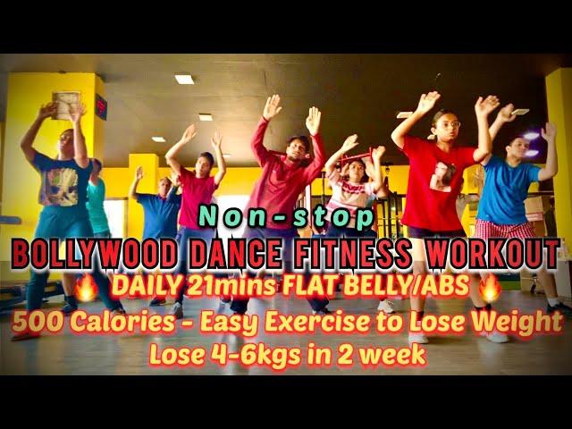 DAILY 21mins FLAT BELLY/ABS 500 Calories - Easy Exercise to Lose WeightLose 4-6kgs in 2 week