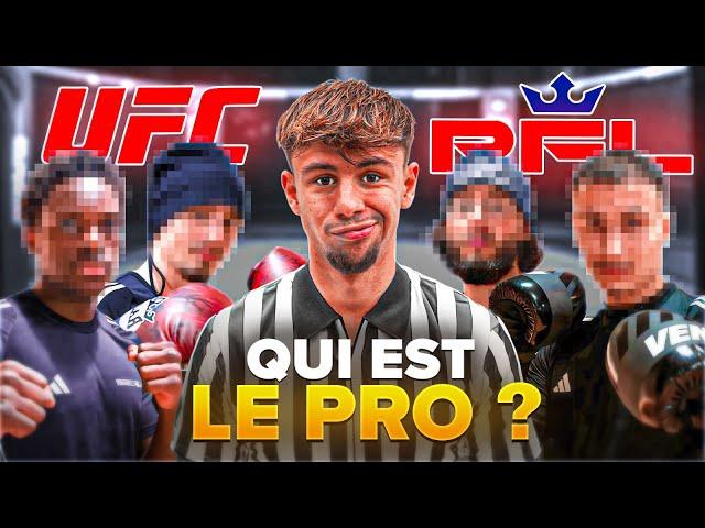 DEVINE QUI EST LE BOXEUR PRO !  (il a été champion du monde c’est une dinguerie)