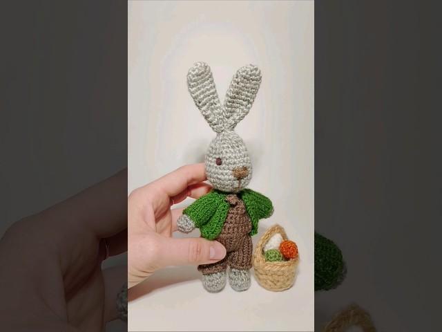 Пасхальный заяц #вязанаяигрушка #crochet #игрушка #amigurumi #заяц #rabbit #пасхальныйдекор #кролик