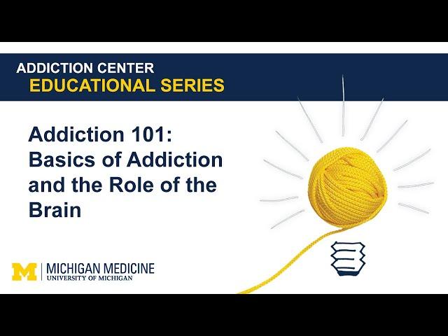 Addiction 101: Basics of Addiction and the Role of the Brain