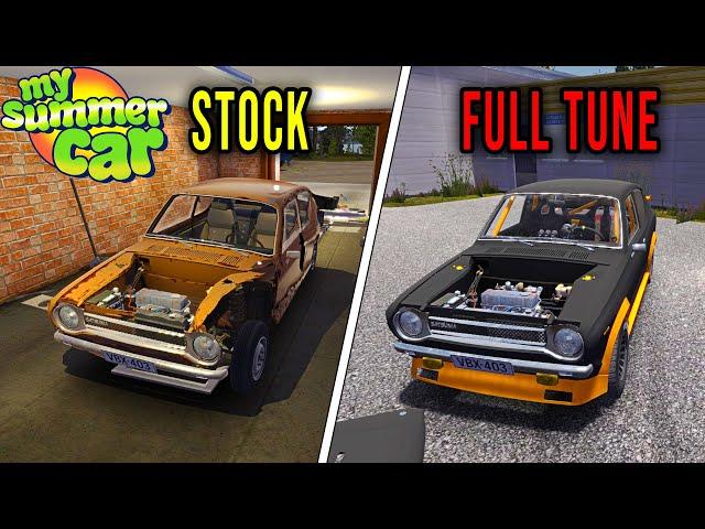 FULL SATSUMA TUNING FROM STOCK TO FULL TUNE - My Summer Car Story [S2] #141 | Radex