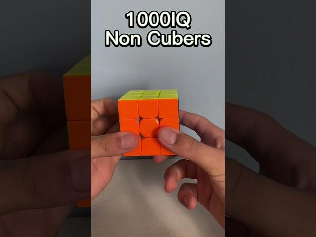 POV: A Non Cuber OUTSMARTS You… #cubing #rubikscube #shorts