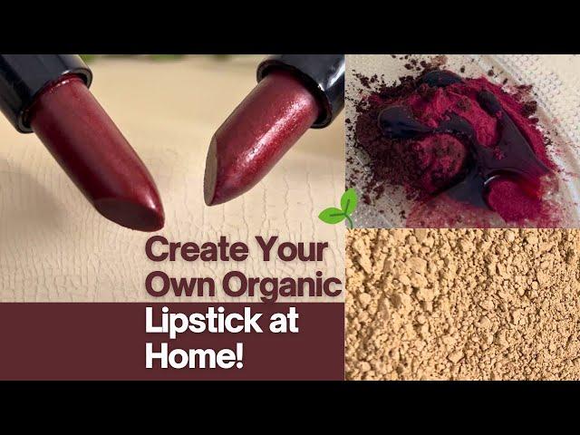 how to make organic lipstick at home : Natural ingredients like clay