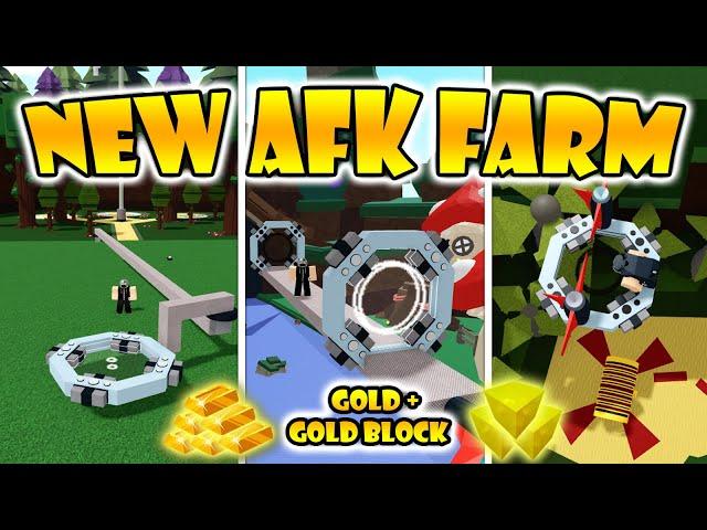 NEW AFK FARM - Gold & Gold Block - Build A Boat For Treasure