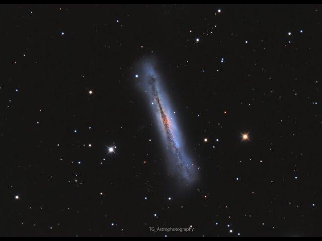 Full LRGB Post Process in PixInsight: Hamburger Galaxy