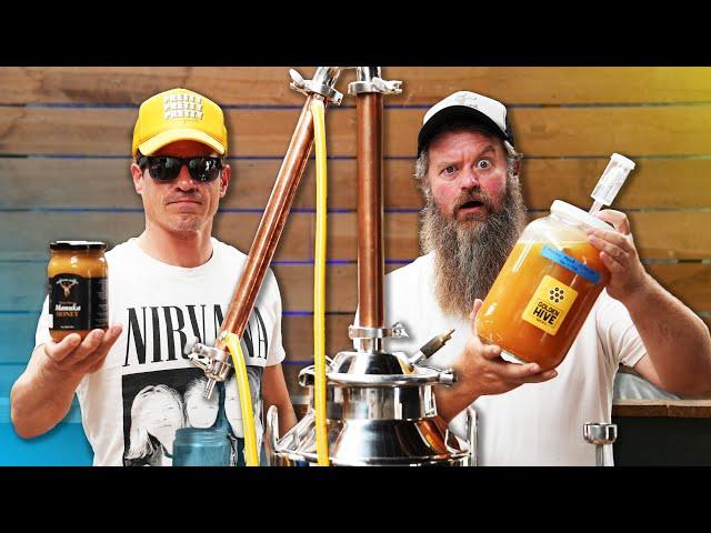 Distilling Honey Shine Live - HIGH PROOF Honey Moonshine