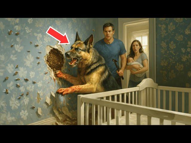 Blind Dog Rips Open Baby’s Wall—What Parents Find Behind It Leaves Them Frozen!