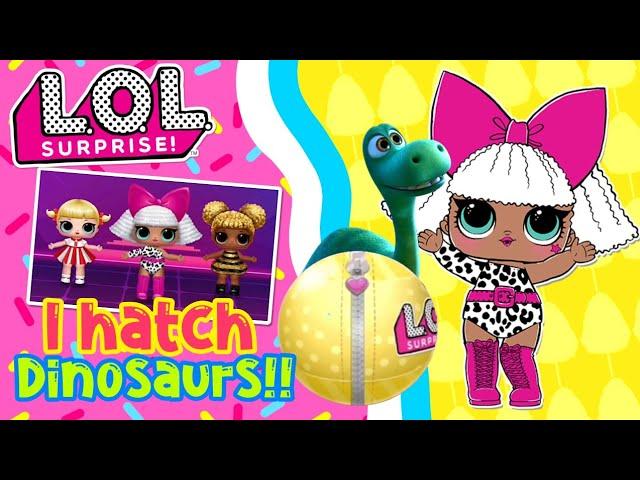 MY EVIL SISTERS hatch Little Dinosaurs To Scare Me! | LOL SURPRISE DOLLS!