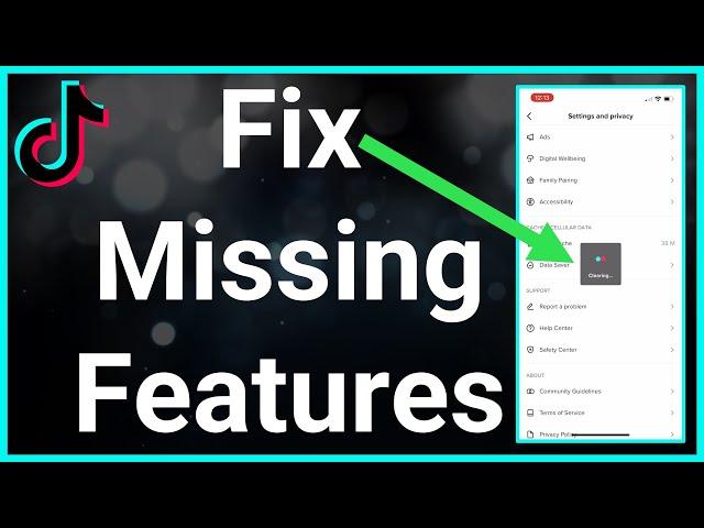 How To Fix TikTok Features Missing