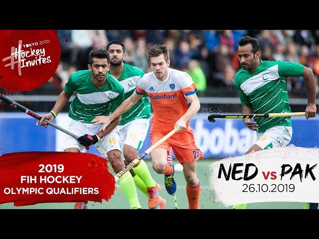 Replay: 2019 FIH Hockey Olympic Qualifier - Netherlands vs Pakistan, Game 1