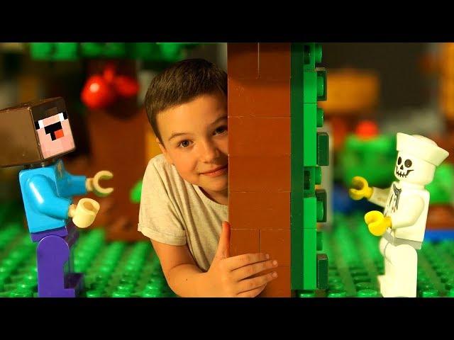 Noobik and Kostya - LEGO Minecraft