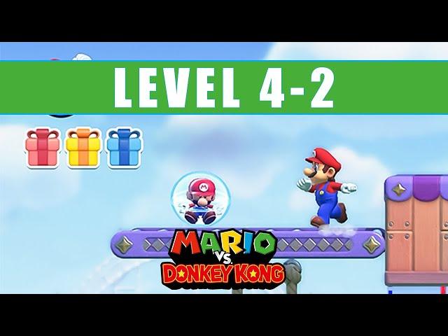 Mario vs Donkey Kong Level 4-2 - Merry Mini Land Level 2