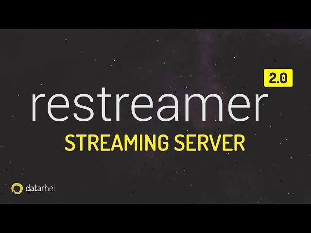 Datarhei restreamer V2 - Streaming server for professional applications of any size