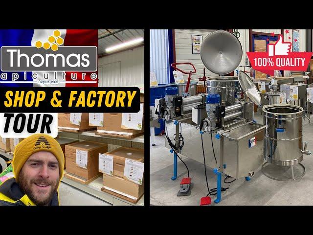 Beekeeping Supplies Manufacturer Shop & Factory Tour. Thomas Apiculture.