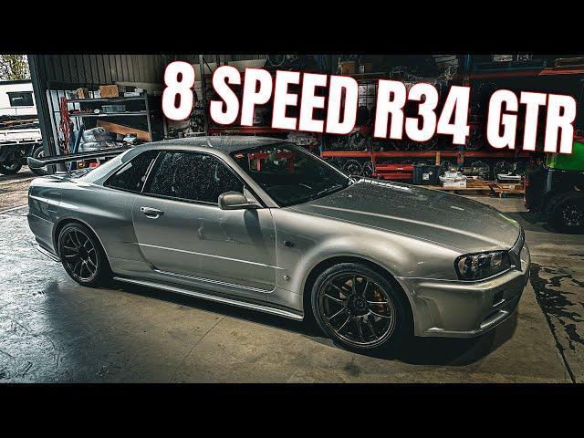 NISSAN R34 GTR 2.8L HPR 8HP70 8 SPEED TRANSMISSION SWAP