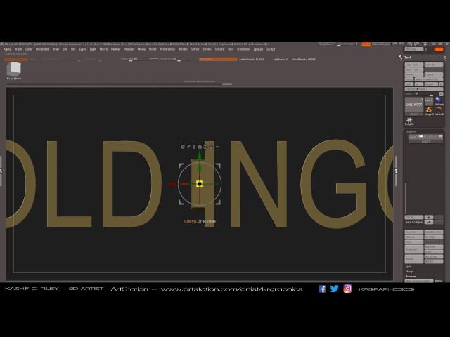 KRGraphics Quickie: Using the Text Tool and SVG Files in ZBrush 4R8