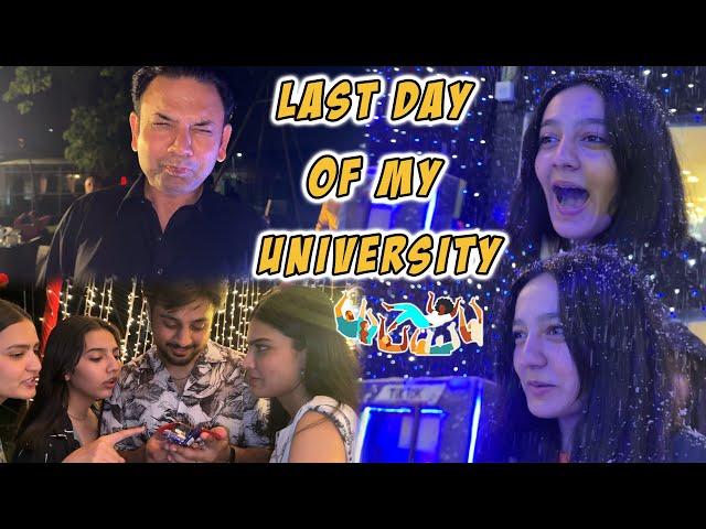 University last day | Garmi mei Winterland | Areeb bhai ko gift ki jaga note | Rabia Faisal