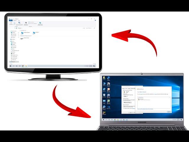 How to Connect Two Computers Via Networking & Share File, Folder & Printer Windows 10