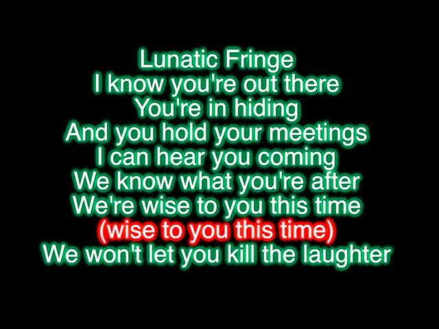 Lunatic Fringe - Red Rider (Lyric)